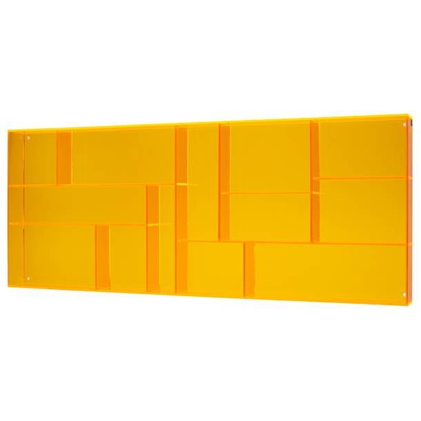 Kleine Letterkast In Oranje Acryl