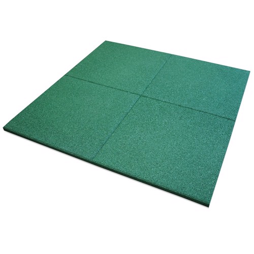 UniSoft Rubberen tegel Groen 50x50cm